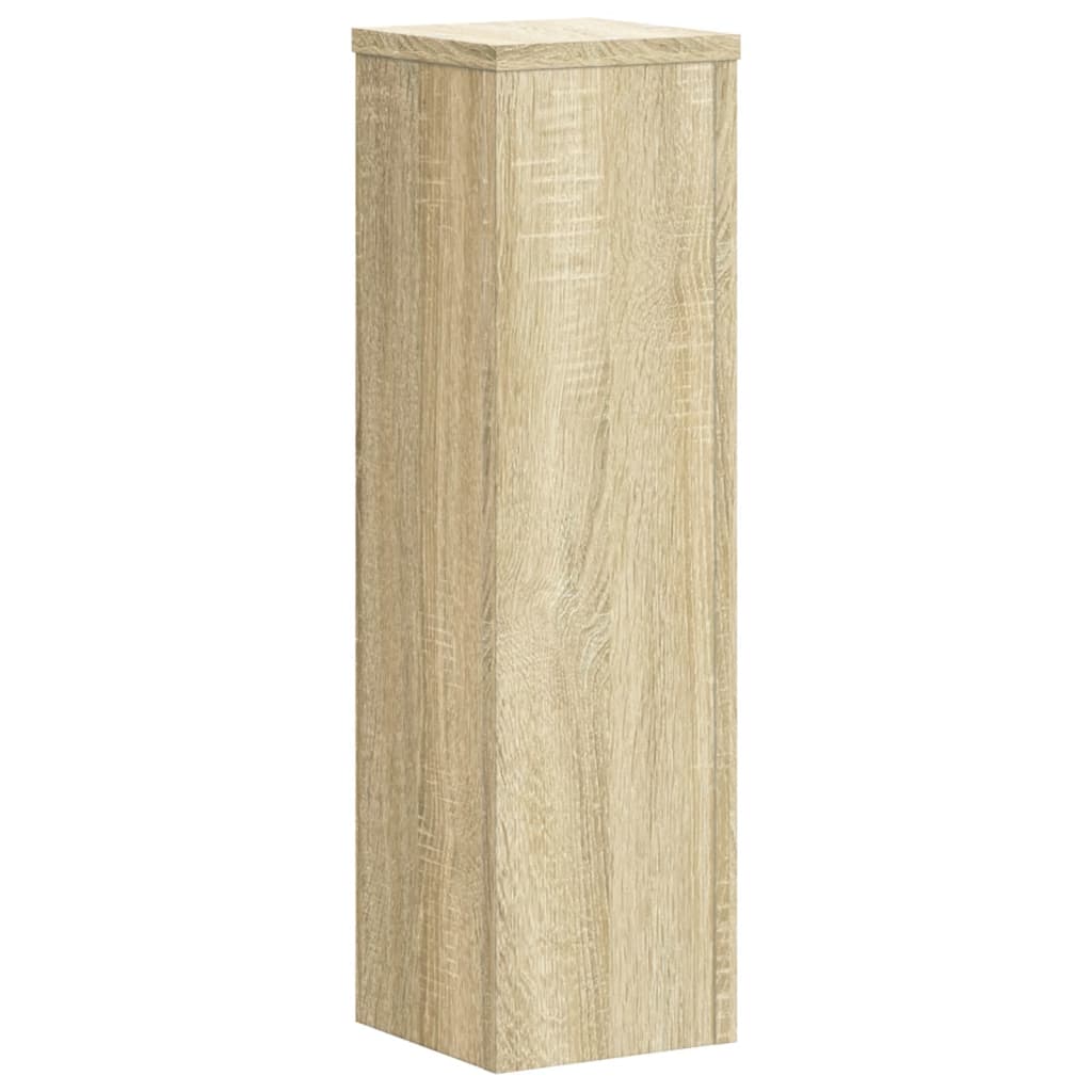 Vidaxx Pflanzenständer 2 Stück 17x17x60 cm Holzwerkstoff Sonoma-Eiche