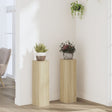 Vidaxx Pflanzenständer 2 Stück 17x17x60 cm Holzwerkstoff Sonoma-Eiche