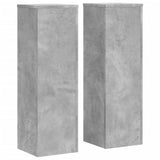 Vidaxx Pflanzenständer 2 Stück 25x25x80 cm Holzwerkstoff Betongrau