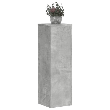 Vidaxx Pflanzenständer 2 Stück 25x25x80 cm Holzwerkstoff Betongrau