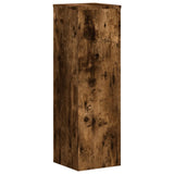 Vidaxx Pflanzenständer 2 Stück 25x25x80 cm verarbeitetes Holz geräucherte Eiche