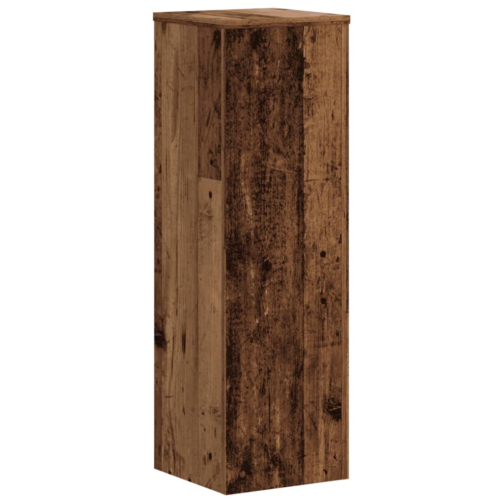 Vidaxx Pflanzenständer 2 Stück 25x25x80 cm behandeltes Holz, altholzfarben