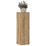 VidaXL Pflanzenständer 2 Stück 25x25x80 cm Holz handwerklich eichenfarben gefärbt