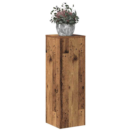 Vidaxx Pflanzenständer 33x33x100 cm behandeltes Holz, altholzfarben