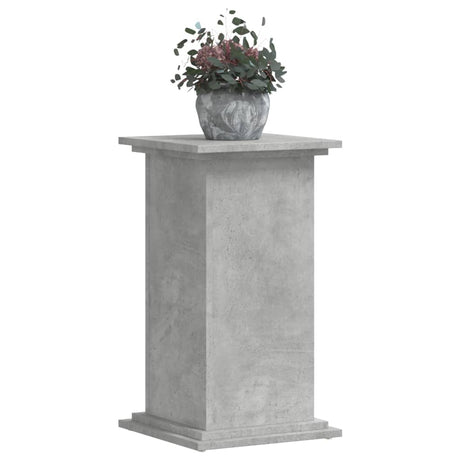 Vidaxxl Pflanzenständer 33x33x60 cm Holzwerkstoff Betongrau