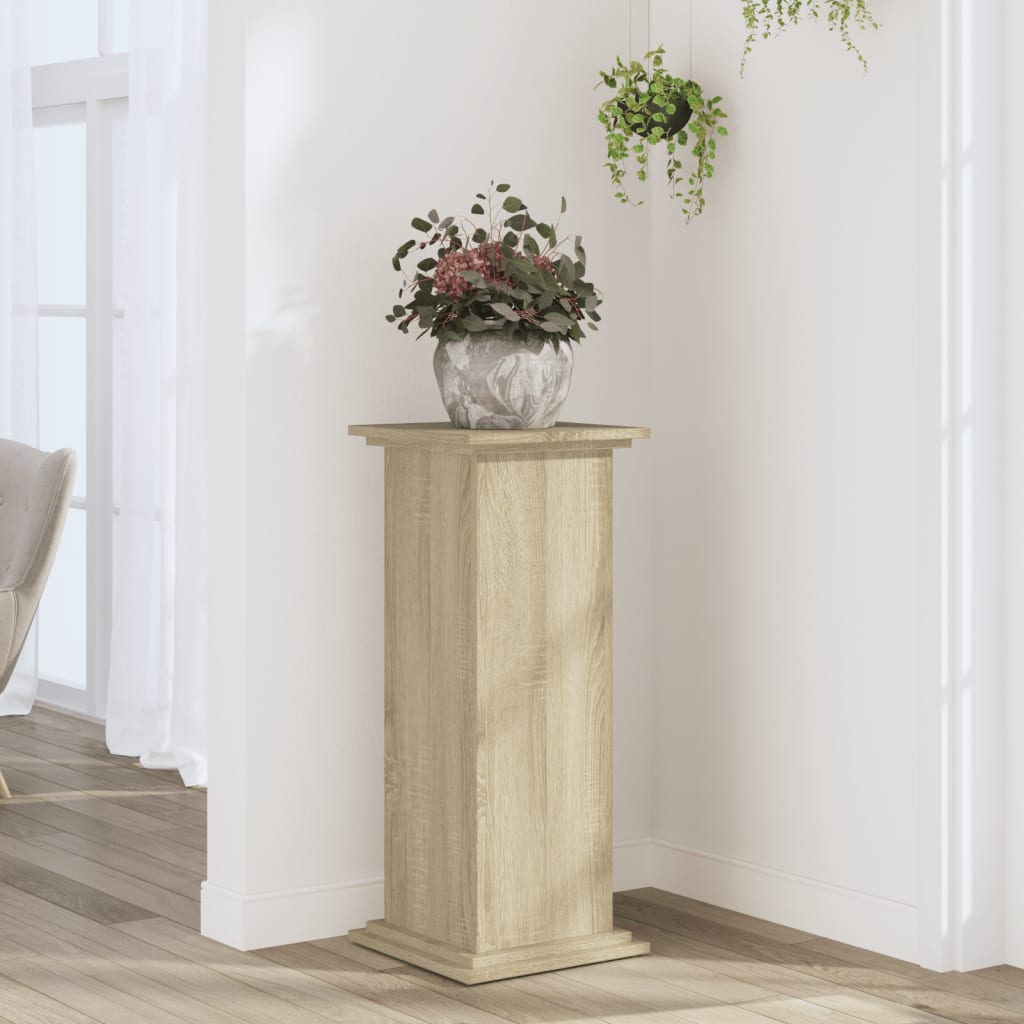 Vidaxx Pflanzenständer 33x33x80 cm Holzwerkstoff Sonoma-Eiche farbig
