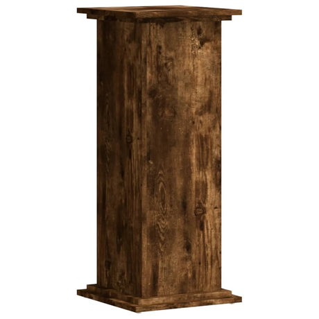 Vidaxx Pflanzenständer 33x33x80 cm verarbeitetes Holz, geräucherte Eiche