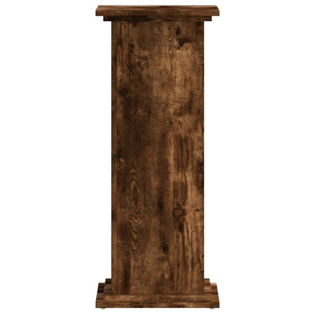 Vidaxx Pflanzenständer 33x33x80 cm verarbeitetes Holz, geräucherte Eiche