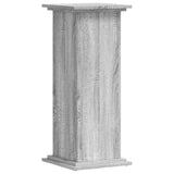 Vidaxx Pflanzenständer 33x33x80 cm, Holzwerkstoff, Sonoma-Eiche, grau