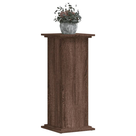 Vidaxx Pflanzenständer 33x33x80 cm, Holzwerkstoff, braune Eiche