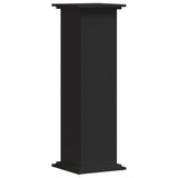 Vidaxx Pflanzenständer 33x33x100 cm verarbeitetes Holz schwarz