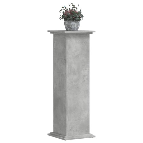 Vidaxx Pflanzenständer 33x33x100 cm Holzwerkstoff Betongrau