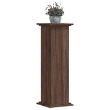 Vidaxx Pflanzenständer 33 x 33 x 100 cm, Holzwerkstoff, braune Eiche