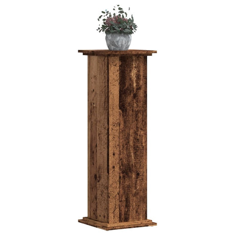 Vidaxx Pflanzenständer 33x33x100 cm behandeltes Holz, altholzfarben