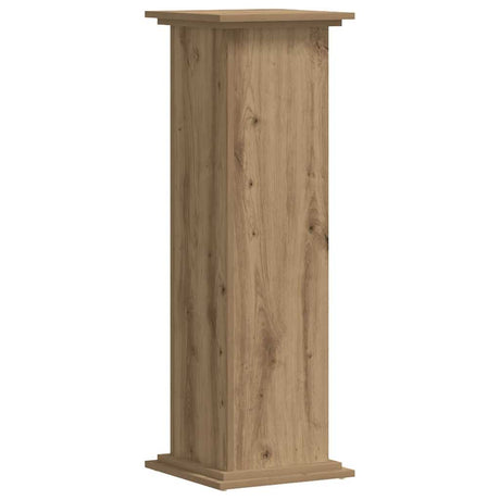 Vidaxx-Pflanzenständer 33 x 33 x 100 cm, handgefertigtes Holz, handgefertigte Eiche
