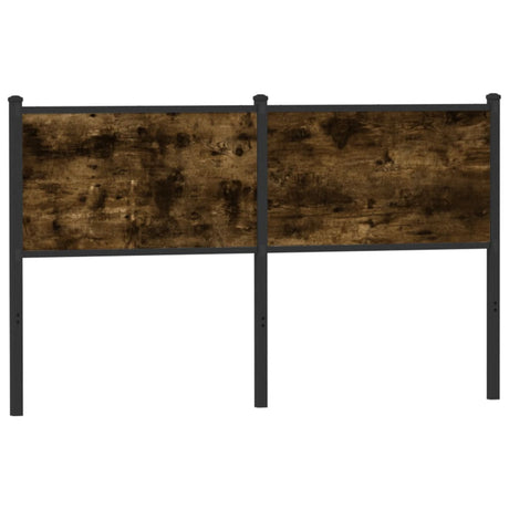 Vidaxl vervangend hoofdbord 150 cm en staal gerookt eikenkleurig