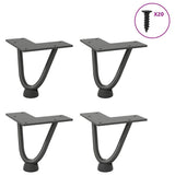 Vidaxl haarnadelpoten voor salontafel 4 st 10 cm antracietkleurig