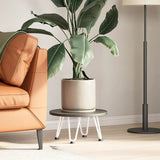 Vidaxl haarnadelpoten voor salontafel 4 st 20 cm massief staal wit