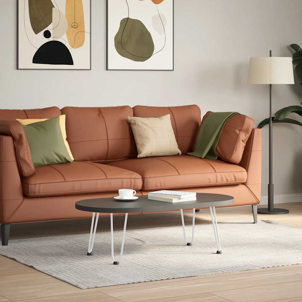 Vidaxl haarnadelpoten voor salontafel 4 st 30 cm massief staal wit