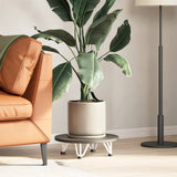 Vidaxl haarnadelpoten voor salontafel 4 st 10 cm massief staal wit