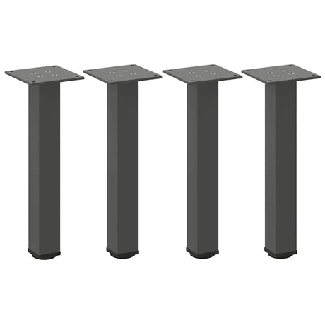 Vidaxl salontafelpoten 4 st 42-44 cm staal antraciet
