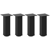 Vidaxl salontafelpoten 4 st 30-32 cm staal zwart