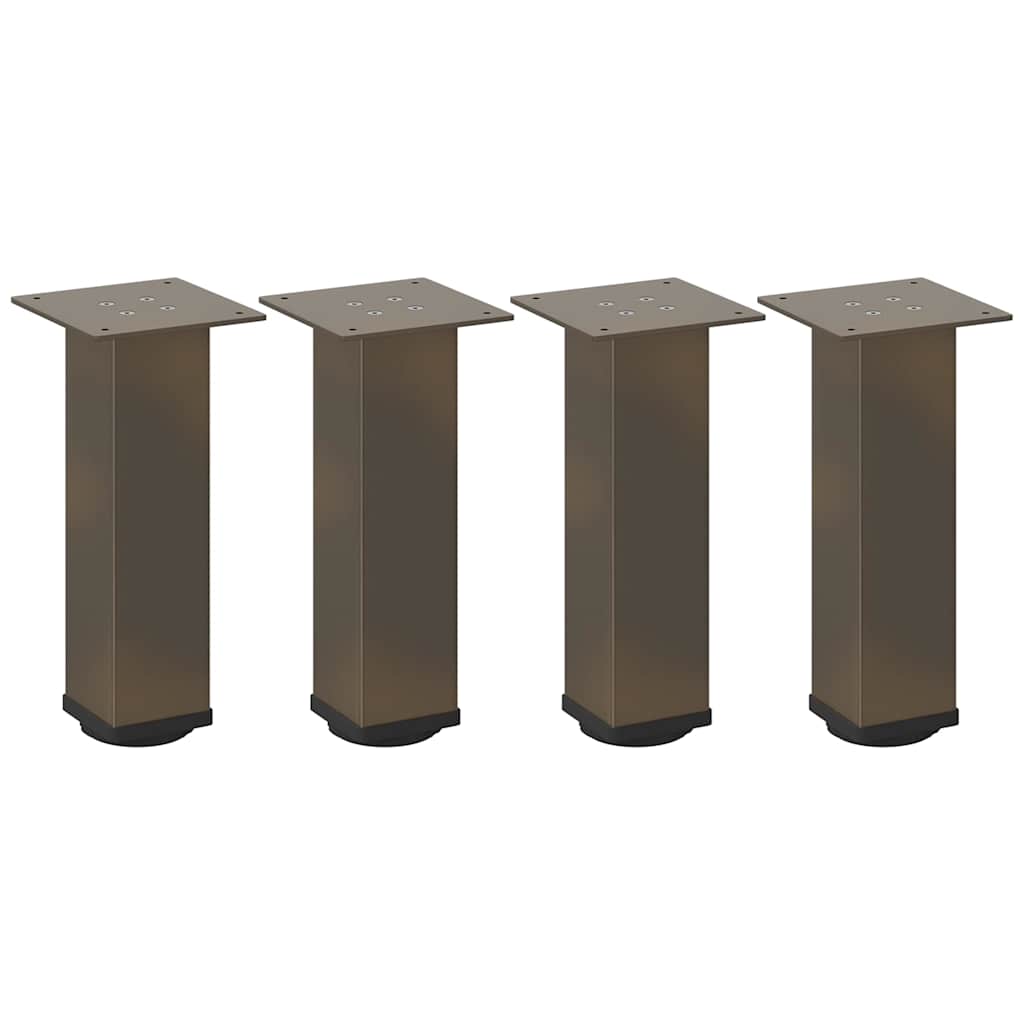 Vidaxl salontafelpoten 4 st 30-32 cm staal naturel