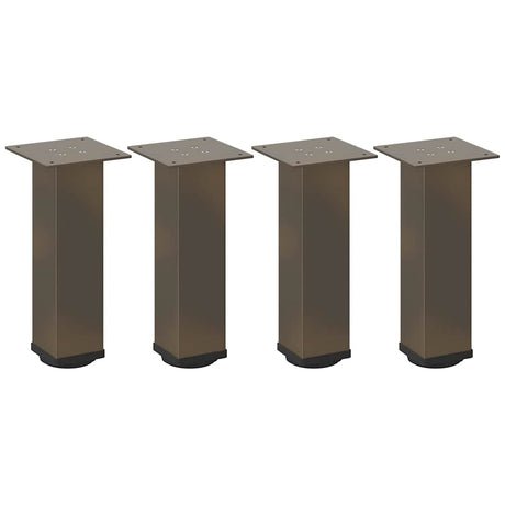 Vidaxl salontafelpoten 4 st 30-32 cm staal naturel