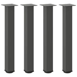 Vidaxl console tafelpoten 4 st 72-74 cm staal antraciet