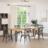 Vidaxl console tafelpoten 4 st 72-74 cm staal antraciet