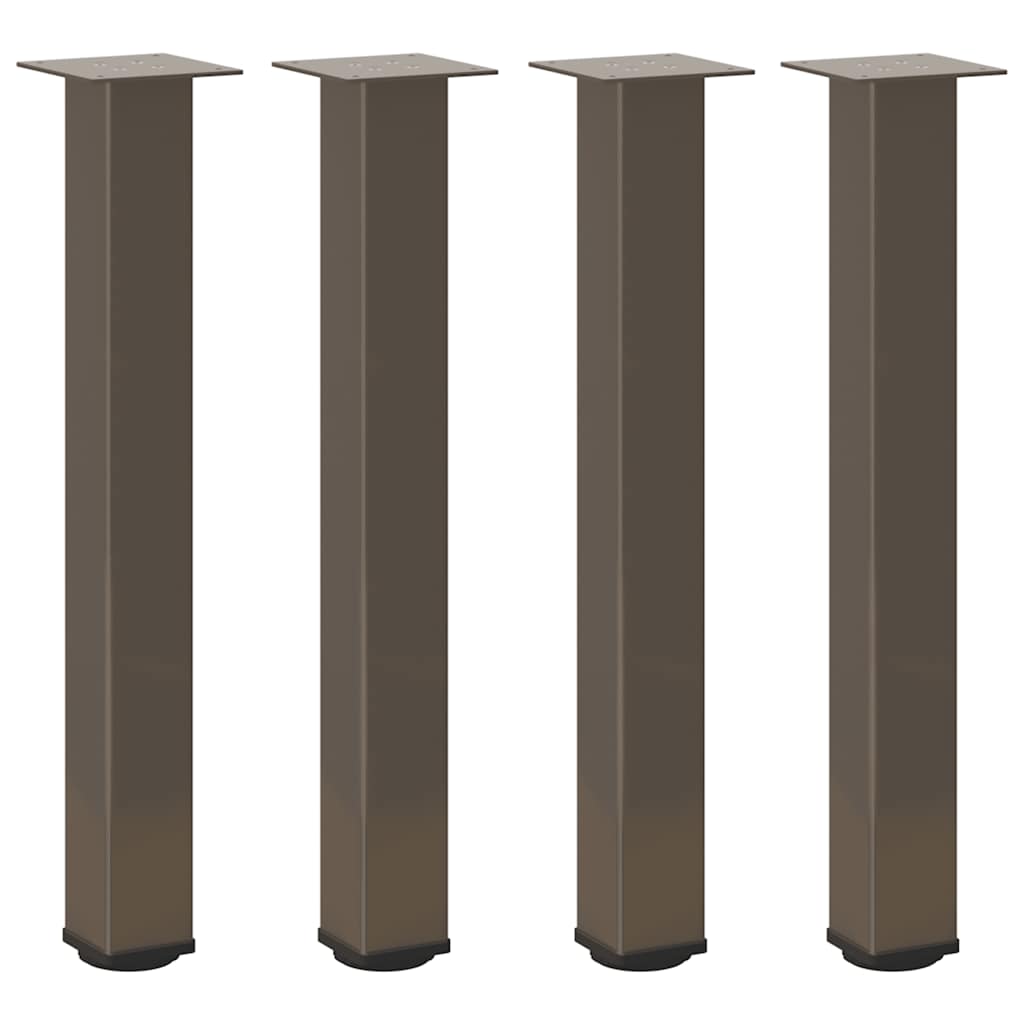 Vidaxl console tafelpoten 4 st 72-74 cm staal naturel