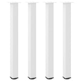 Vidaxl bartafelpoten 4 st 100-102 cm staal wit