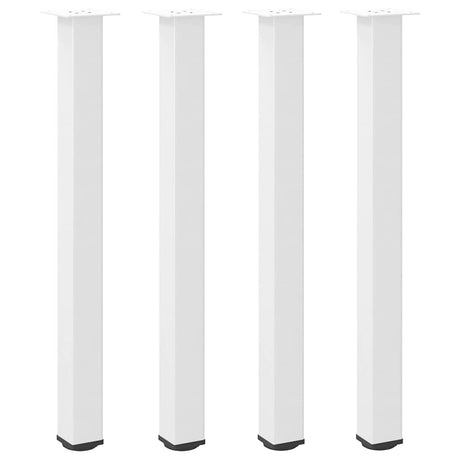 Vidaxl bartafelpoten 4 st 100-102 cm staal wit