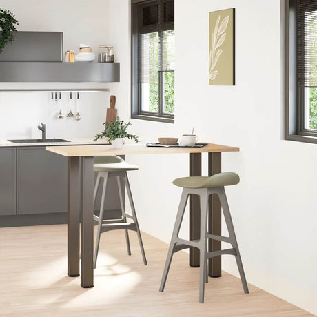 Vidaxl bartafelpoten 4 st 110-112 cm staal naturel
