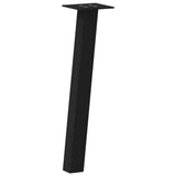 Vidaxl salontafelpoten 4 st 30 cm staal zwart