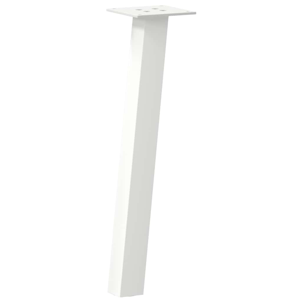 Vidaxl salontafelpoten 4 st 30 cm staal wit