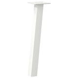 Vidaxl salontafelpoten 4 st 30 cm staal wit