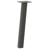 Vidaxl salontafelpoten 4 st 30 cm staal antraciet