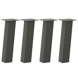 Vidaxl salontafelpoten 4 st 30 cm staal antraciet