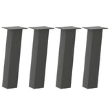 Vidaxl salontafelpoten 4 st 42 cm staal antraciet