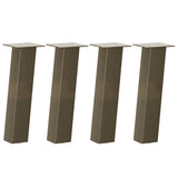 Vidaxl salontafelpoten 4 st 42 cm staal naturel