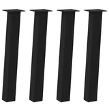 Vidaxl console tafelpoten 4 st 72 cm staal zwart