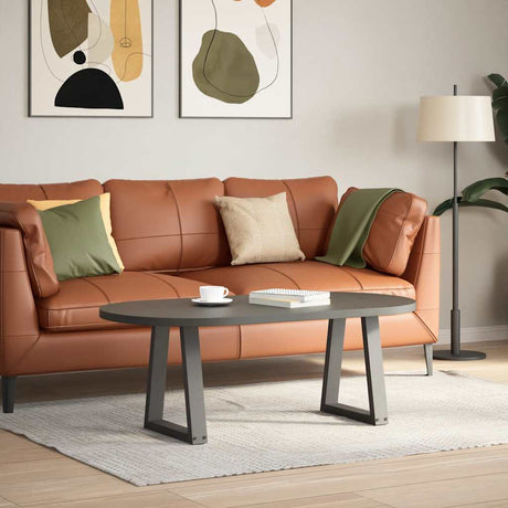 Vidaxl salontafelpoten 2 st v-vormig 28x(42-43,3) cm staal antraciet