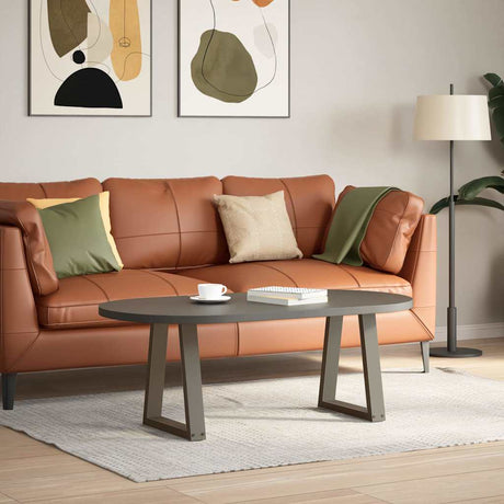 Vidaxl salontafelpoten 2 st v-vormig 38x(42-43,3) cm staal naturel