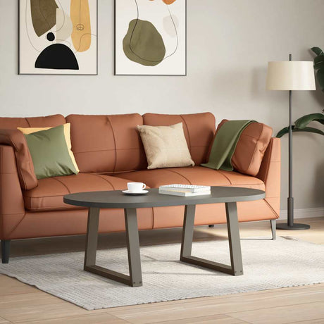 Vidaxl salontafelpoten 2 st v-vormig 50x(42-43,3) cm staal naturel