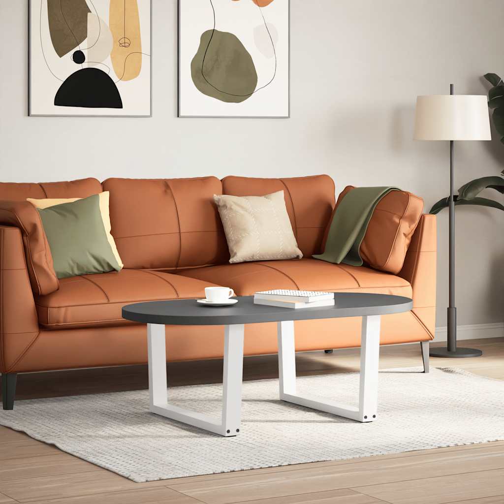 Vidaxl salontafelpoten 2 st v-vormig 70x(42-43,3) cm staal wit