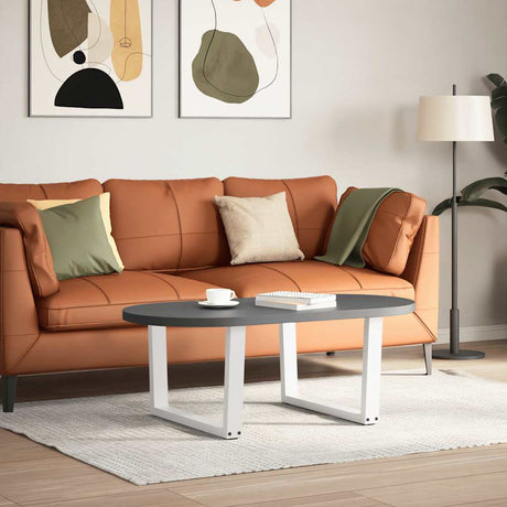 Vidaxl salontafelpoten 2 st v-vormig 70x(42-43,3) cm staal wit