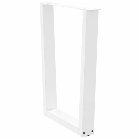 Vidaxl eettafelpoten 2 st v-vormig 60x(72-73,3) cm staal wit
