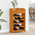 Vidaxl wijnrek bruin 58 x 28 x 90 cm massief grenenhout