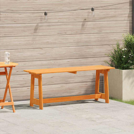 Vidaxl tuinbank bruin 119 x 37 x 47 cm massief grenenhout